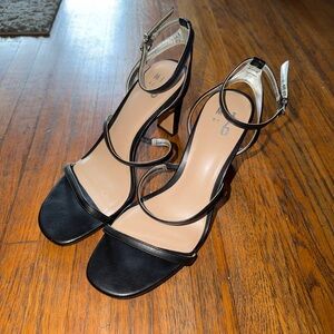 Mix No. 6 Strappy High Heels Black